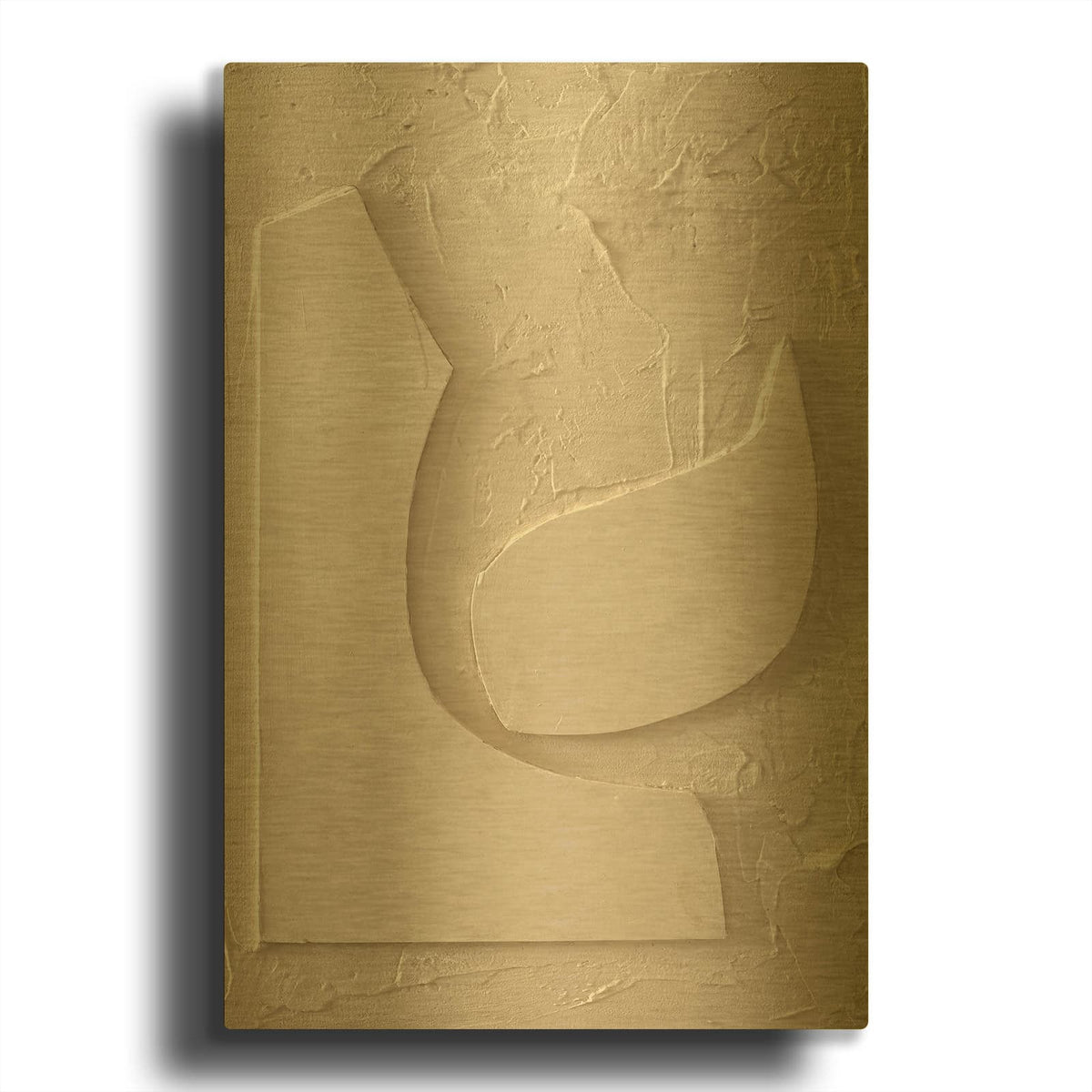 'The Simple 2' By Design Fabrikken Gold Metal Wall Art
