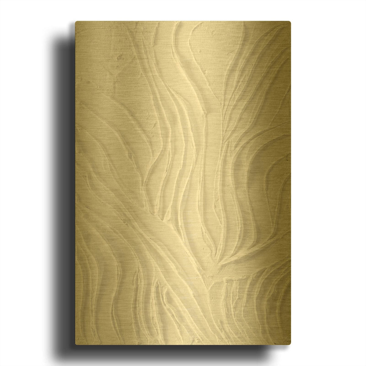 'White Dune' By Design Fabrikken Gold Metal Wall Art
