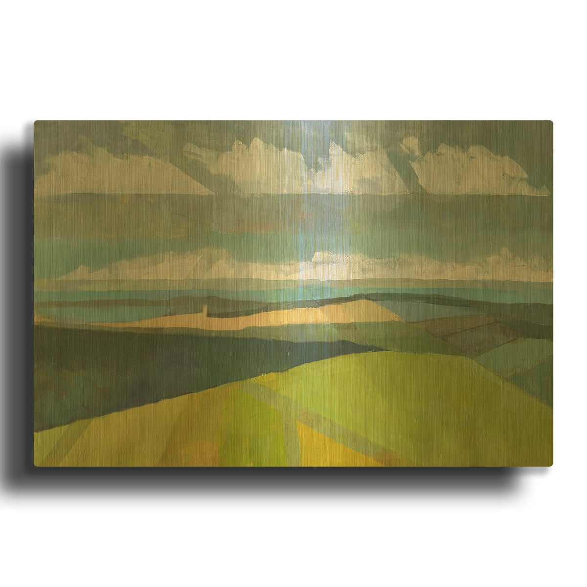 'Dreamland' By Dita Jacobovitz Gold Metal Wall Art