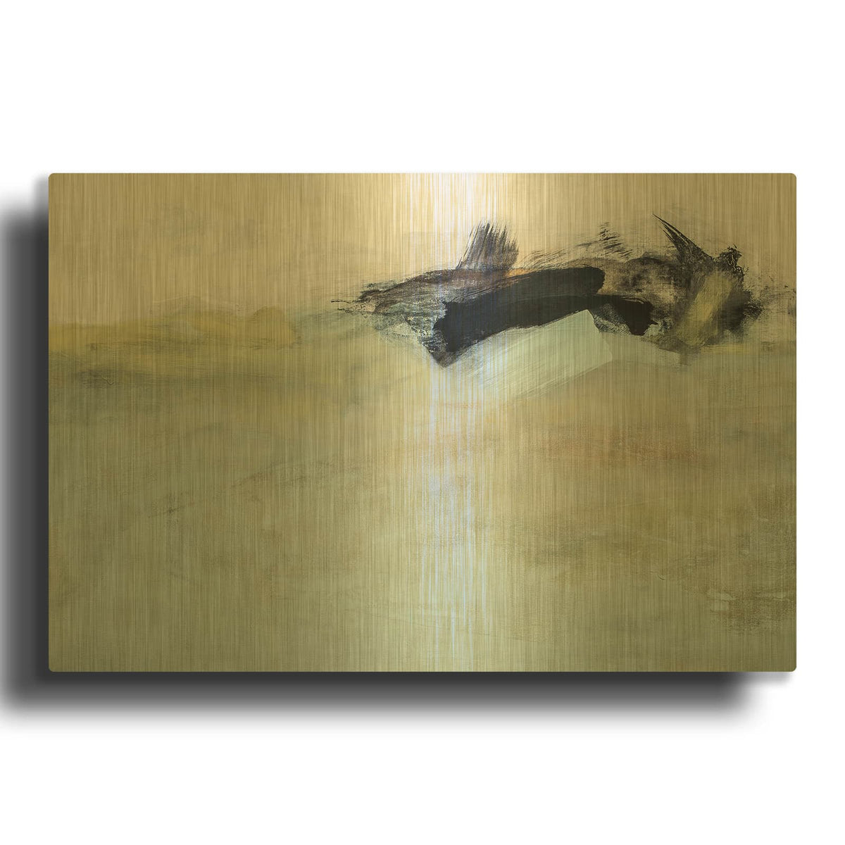 'Between Memory And Story' By Megan Chapman Gold Metal Wall Art
