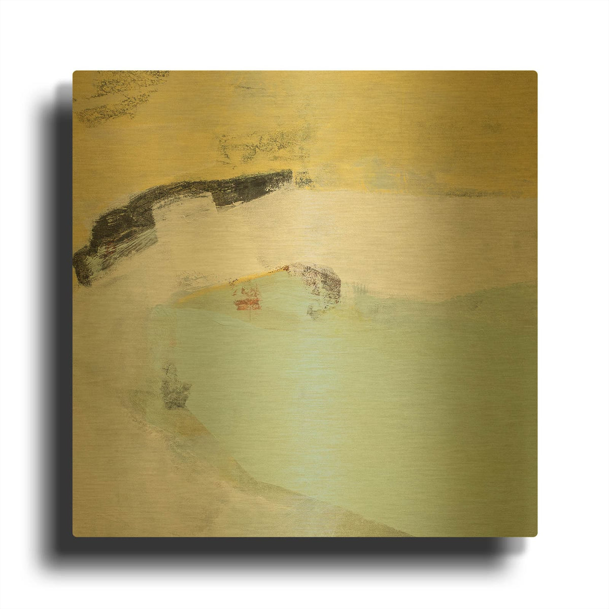 'In The Shallows' By Megan Chapman Gold Metal Wall Art