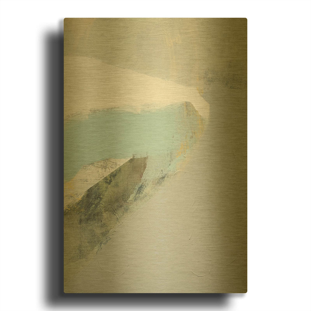 'Let Go' By Megan Chapman Gold Metal Wall Art
