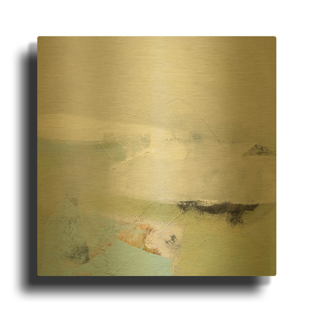 'Return Home' By Megan Chapman Gold Metal Wall Art