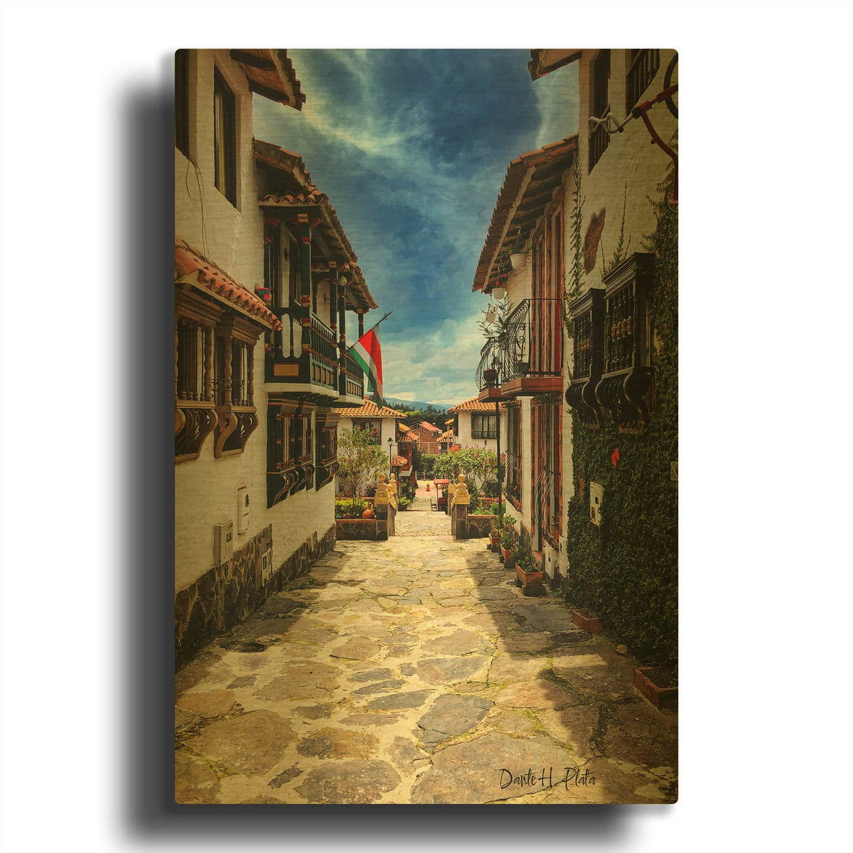 'Going Home' By Dante Plata Gold Metal Wall Art