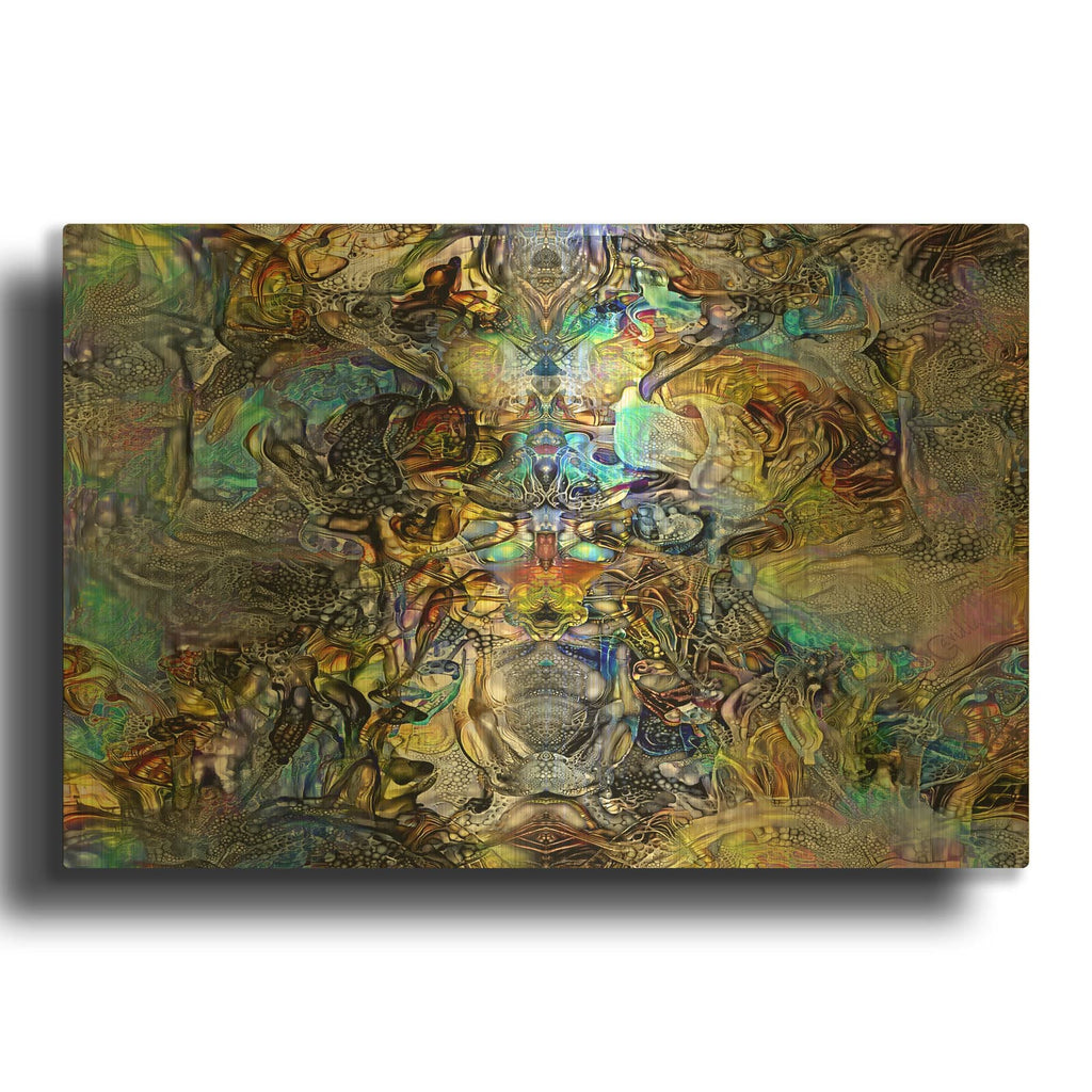 'Superior Species' By Pedro Gavidia Gold Metal Wall Art