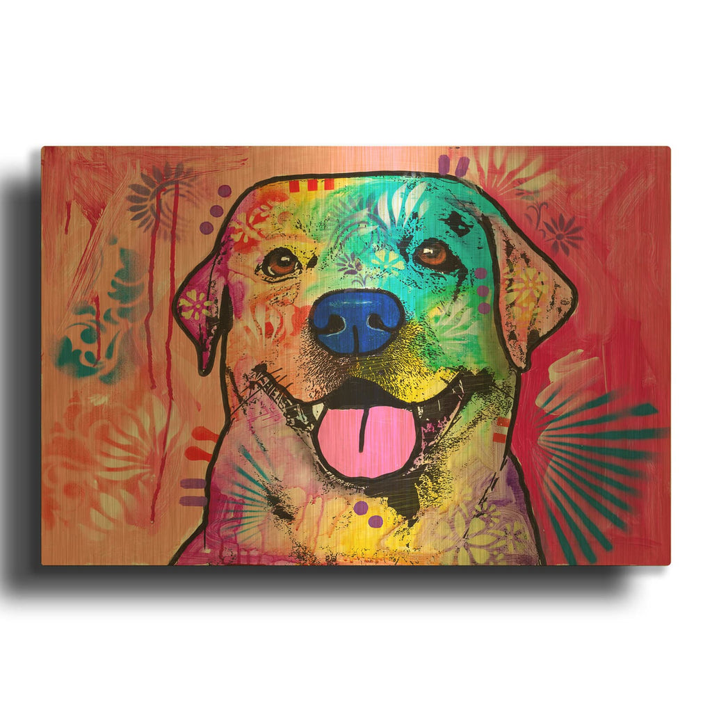 'I Love Being Part Of The Team' By Dean Russo Gold Metal Wall Art