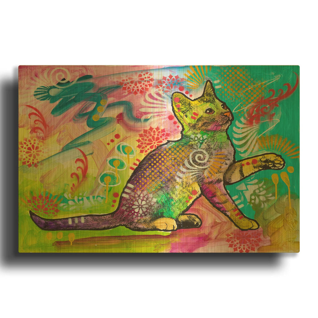'Kitten Smitten' By Dean Russo Gold Metal Wall Art