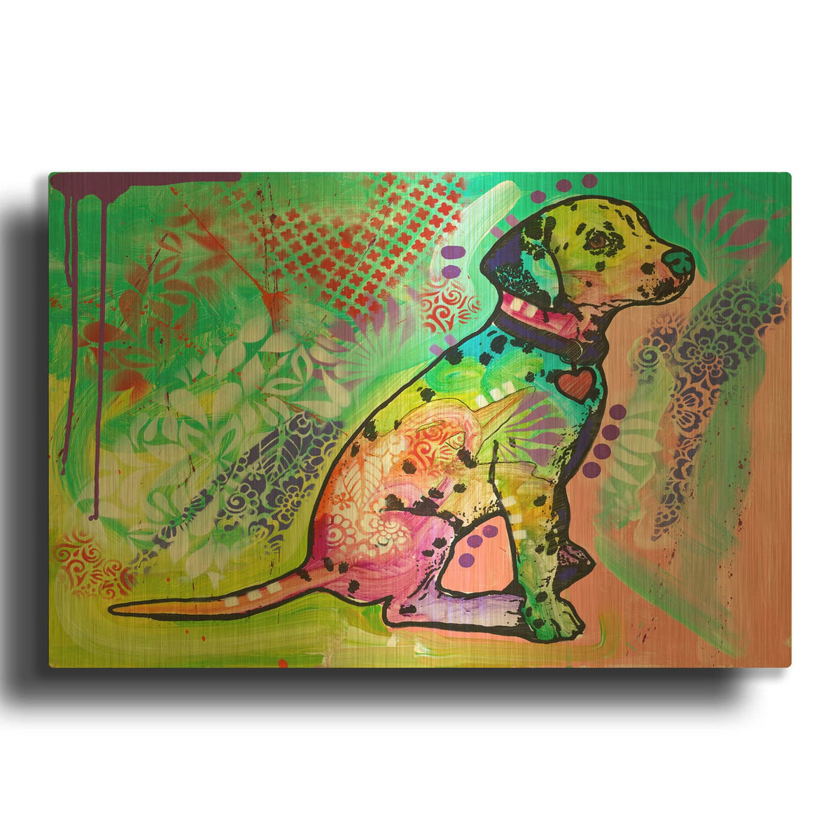 'Learning Mode' By Dean Russo Gold Metal Wall Art
