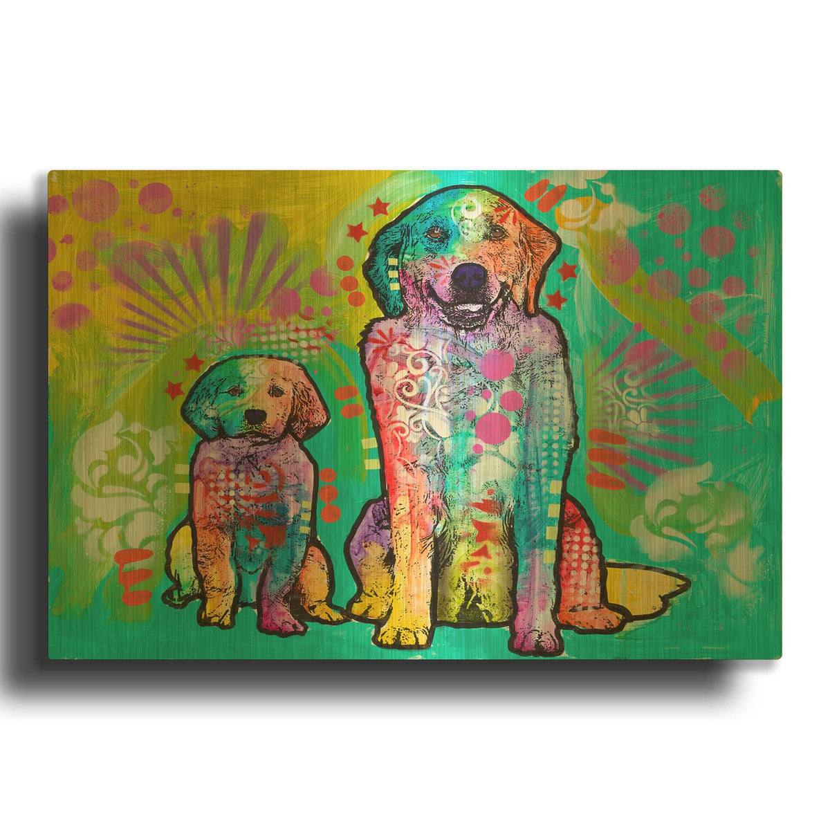 'Proud Parent' By Dean Russo Gold Metal Wall Art