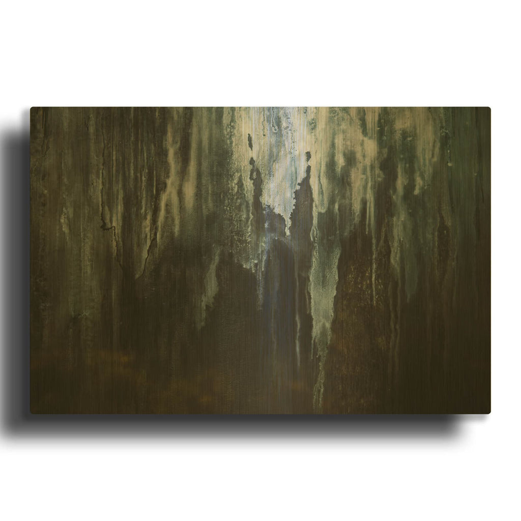 'Behind The Water' By Svetlana Aleynikova Gold Metal Wall Art