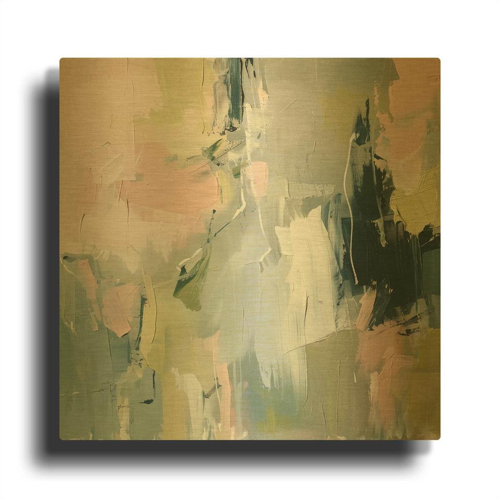 'Chaotic Room' By Svetlana Aleynikova Gold Metal Wall Art