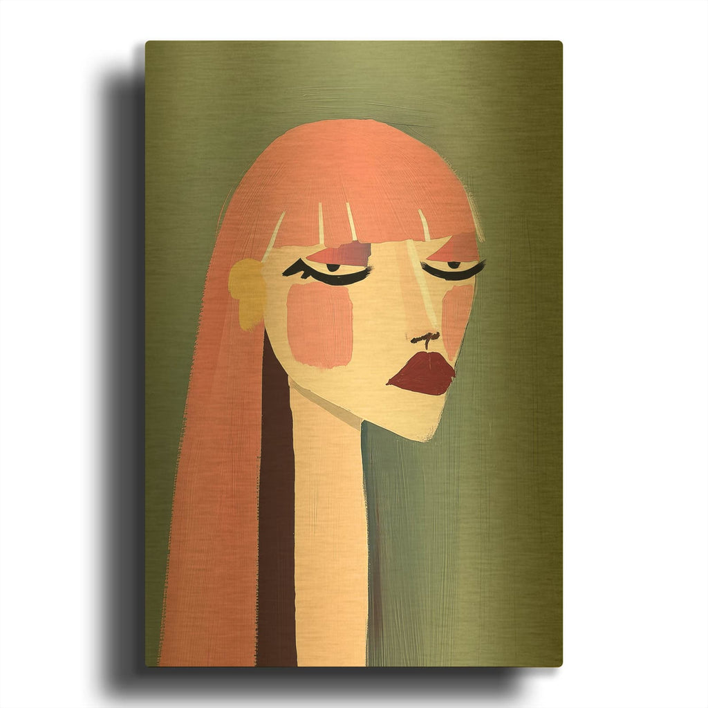 'Chic In Pink' By Svetlana Aleynikova Gold Metal Wall Art