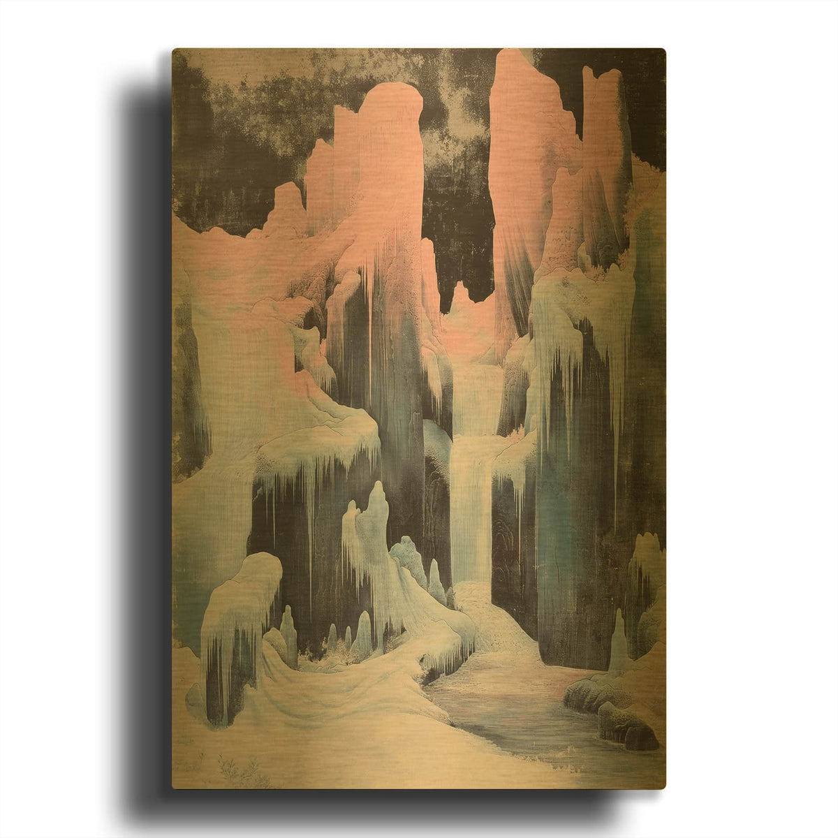'Dreamy Shapes' By Svetlana Aleynikova Gold Metal Wall Art