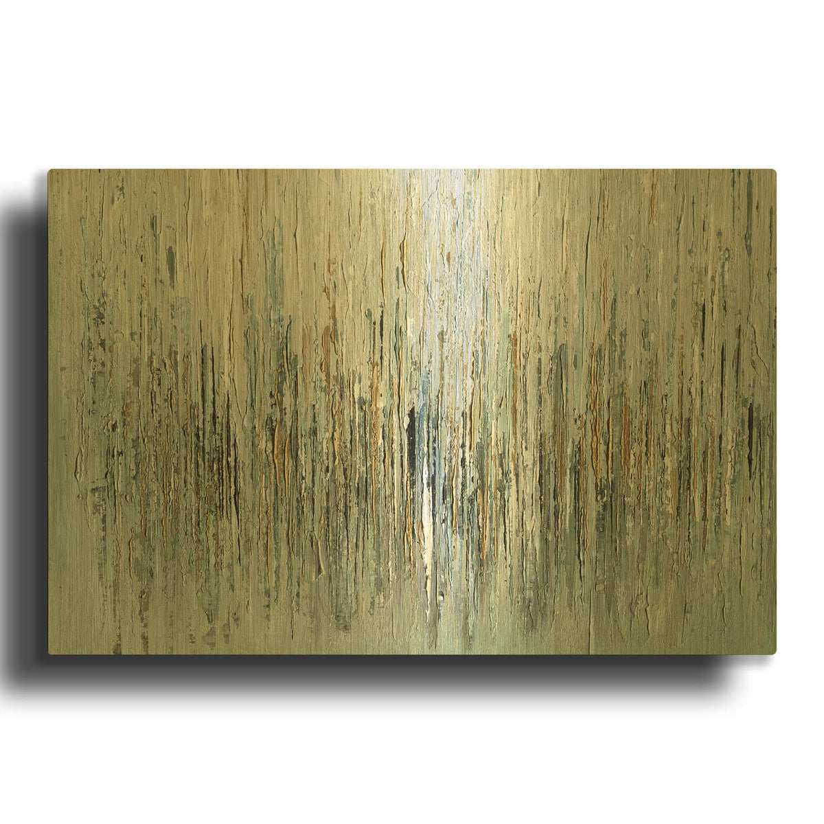 'Gold Rain' By Svetlana Aleynikova Gold Metal Wall Art