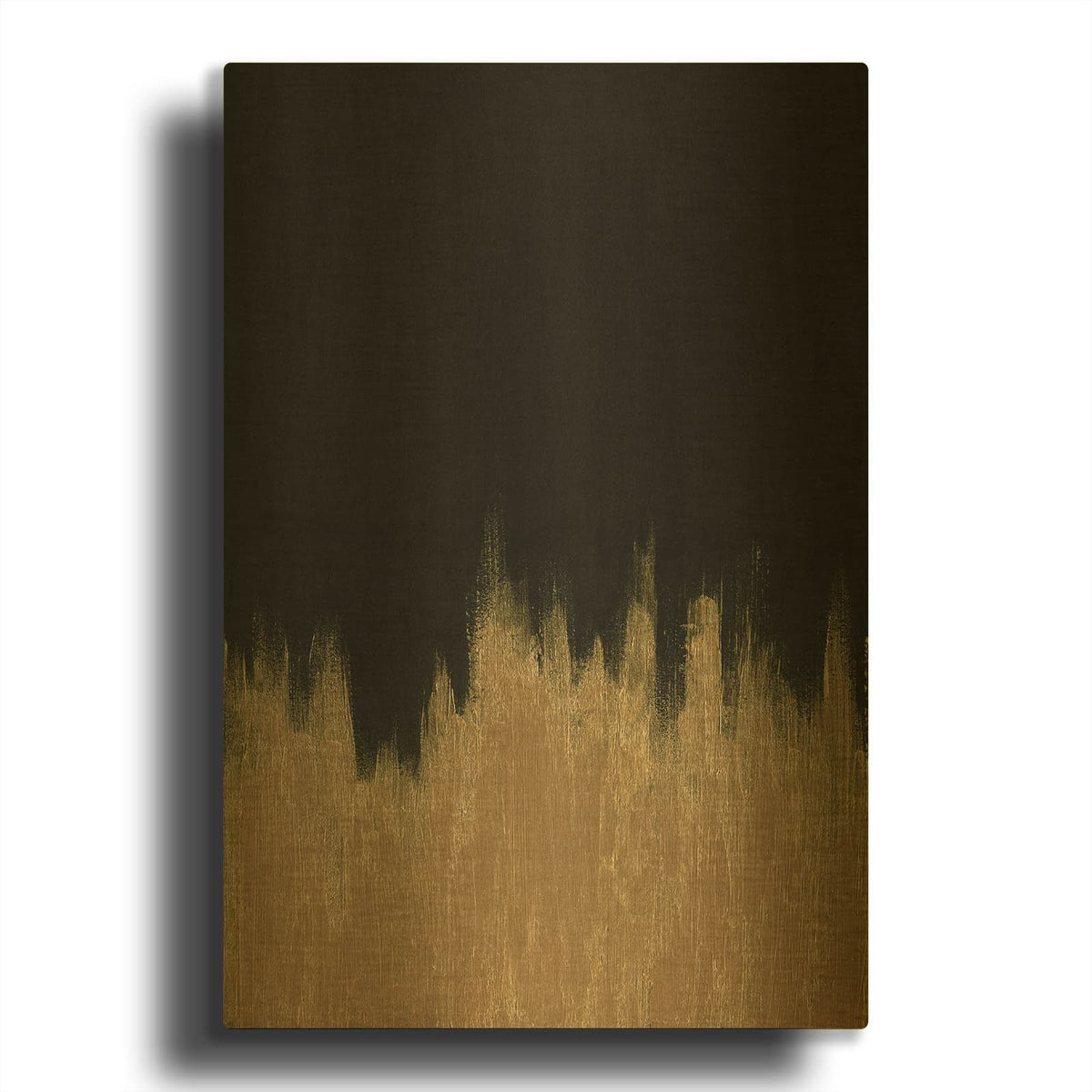 'Gold Way' By Svetlana Aleynikova Gold Metal Wall Art