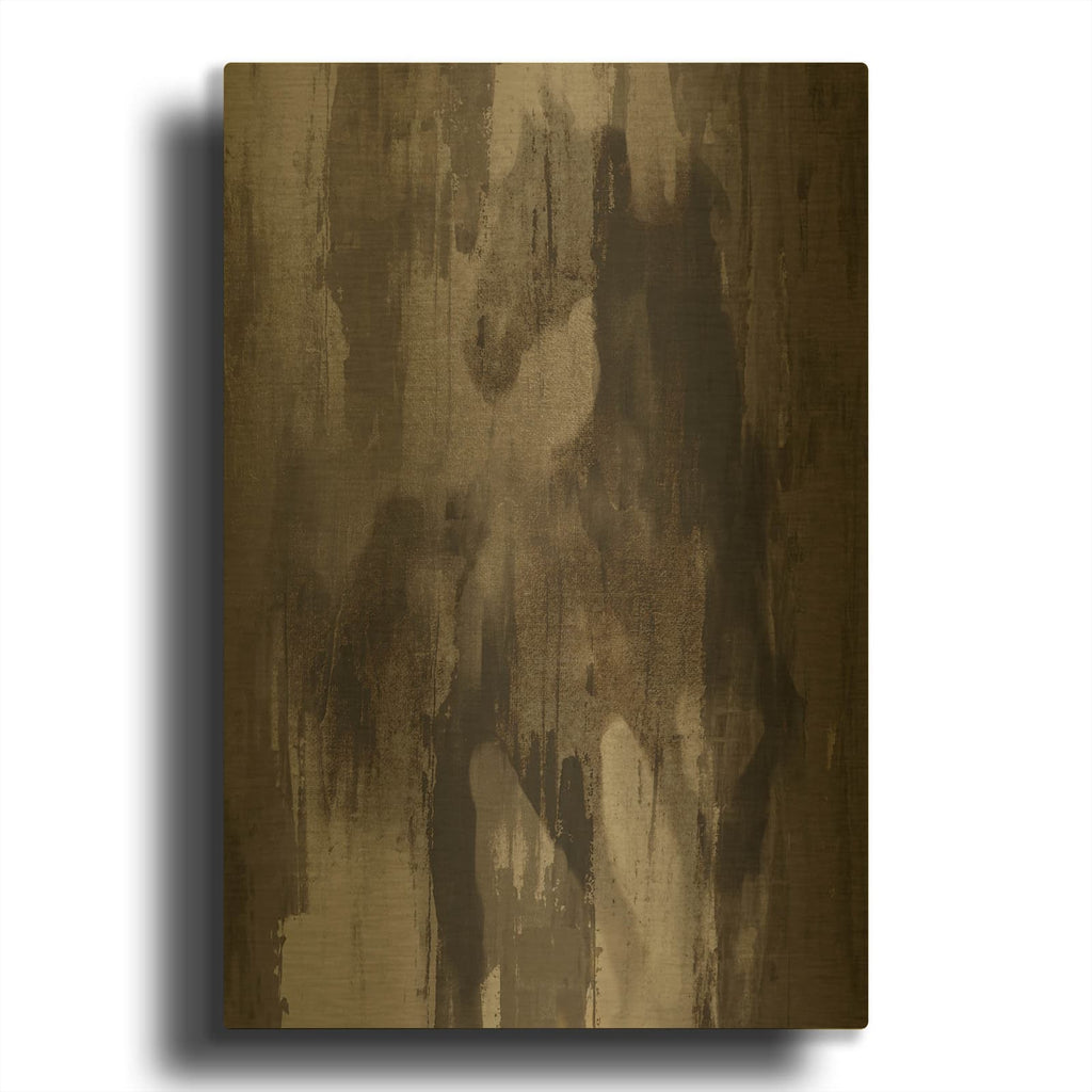 'Horse Abstraction' By Svetlana Aleynikova Gold Metal Wall Art