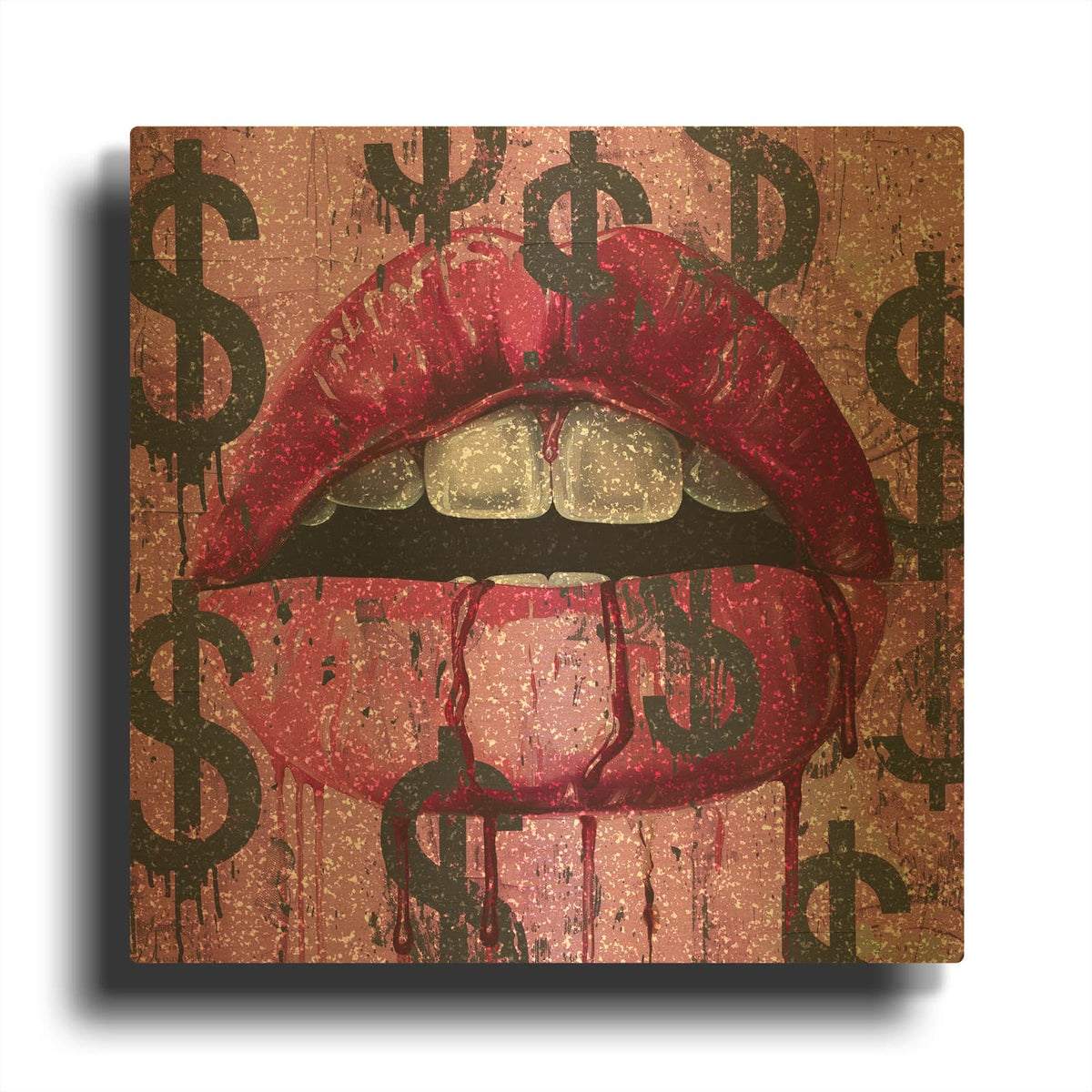 'Pink Whisper' By Svetlana Aleynikova Gold Metal Wall Art