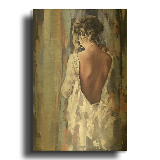 'Lavender' By Alexander Gunin Gold Metal Wall Art