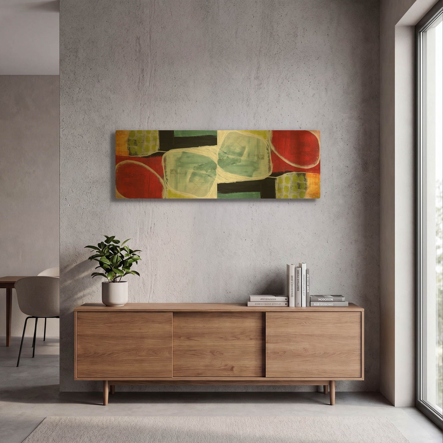 'Intersection 372' By Linda Woods Gold Metal Wall Art