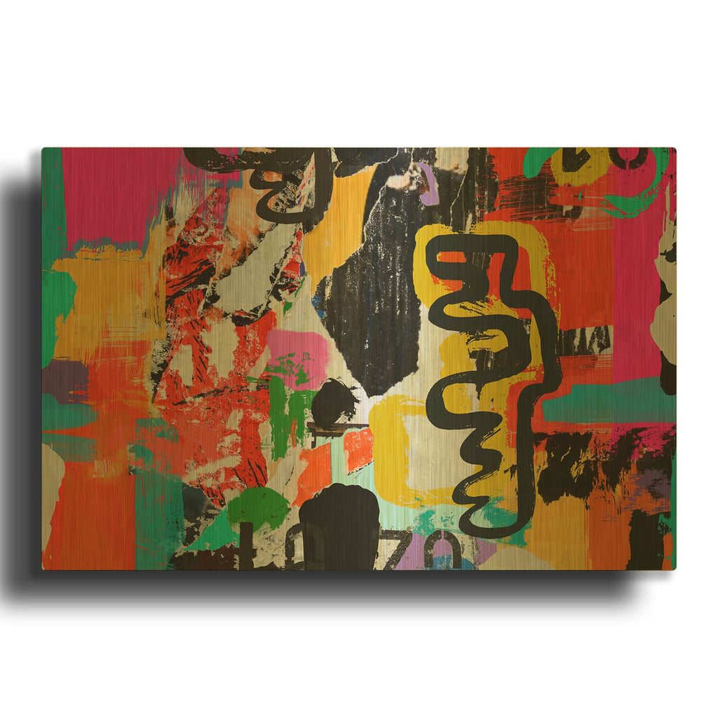 'Intuitive Senses' By Irena Orlov Gold Metal Wall Art