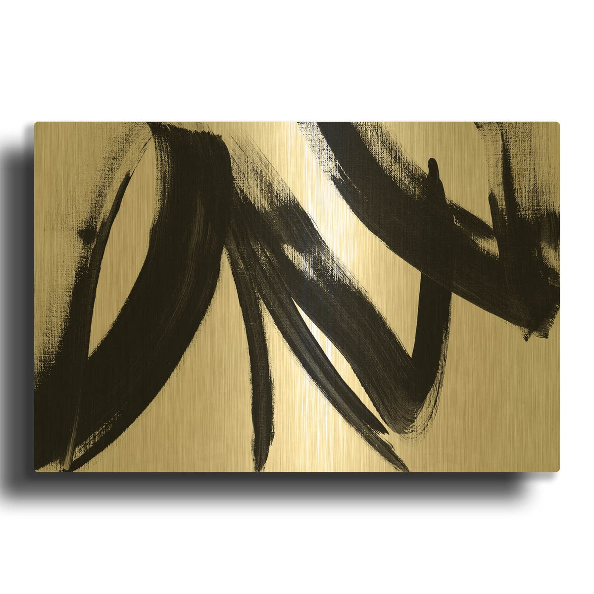 'Midnight In The Perfect World 19' By Irena Orlov Gold Metal Wall Art