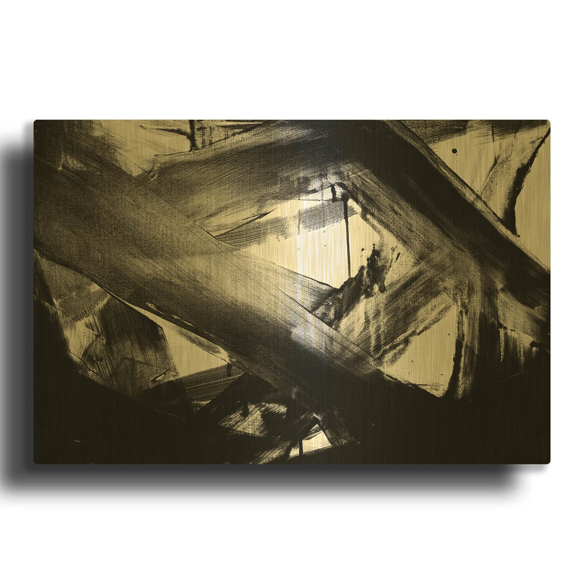 'Midnight' By Irena Orlov Gold Metal Wall Art