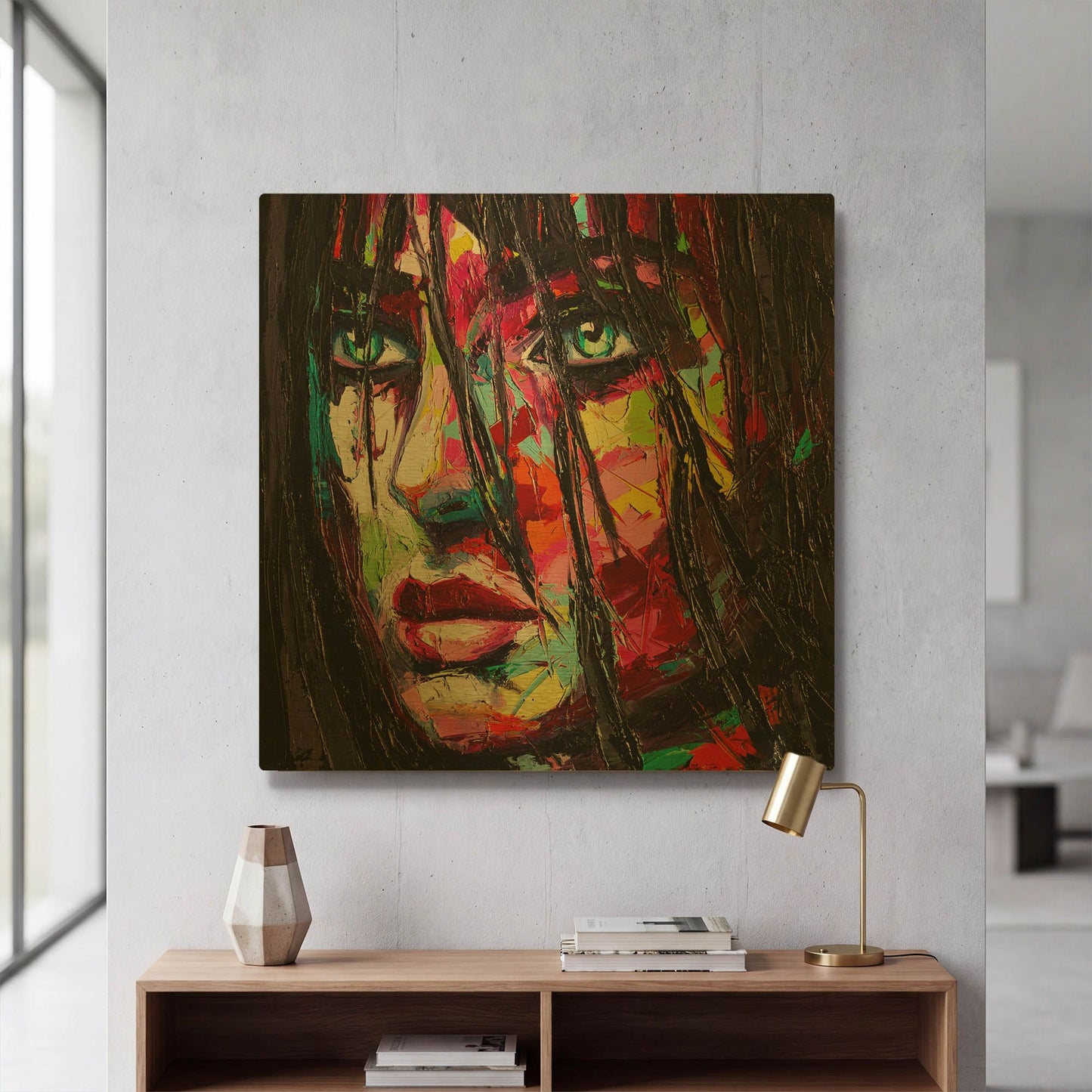 'Behind The Rain' By LUXE Gold Metal Wall Art