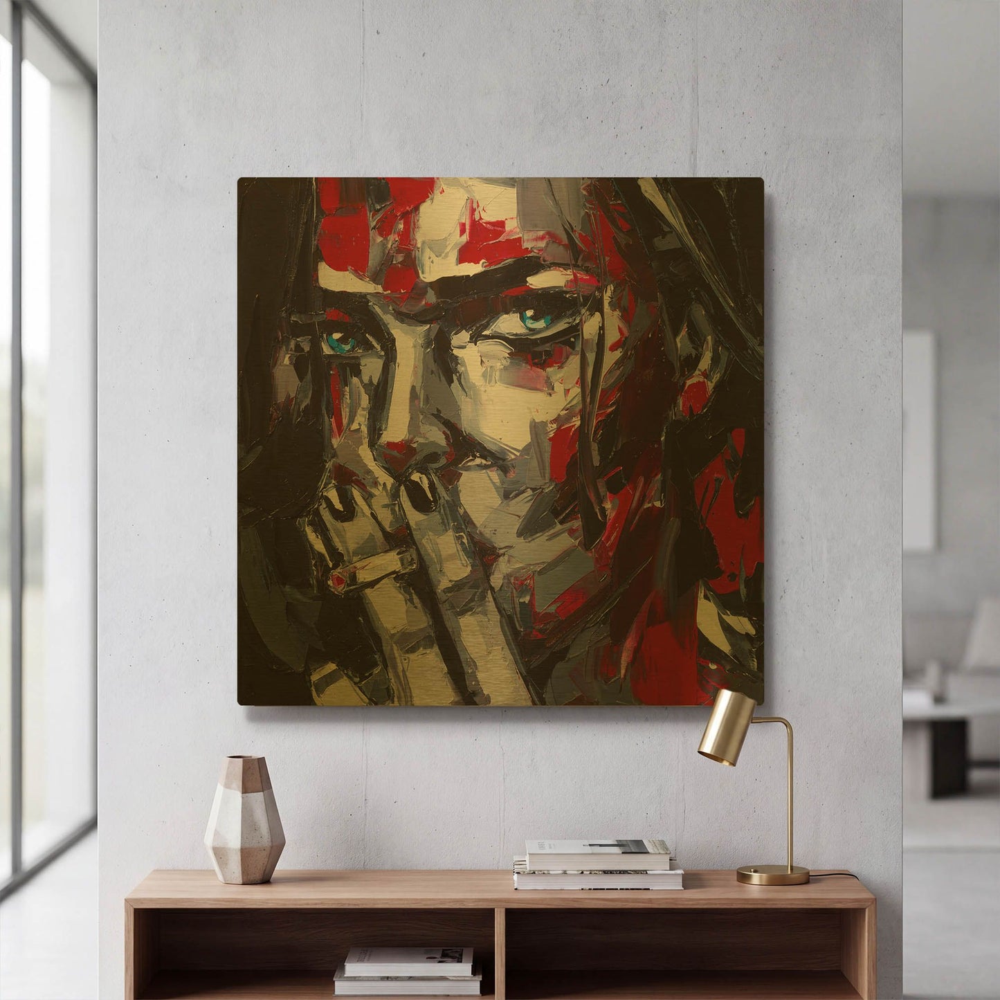 'The Sin' By LUXE Gold Metal Wall Art