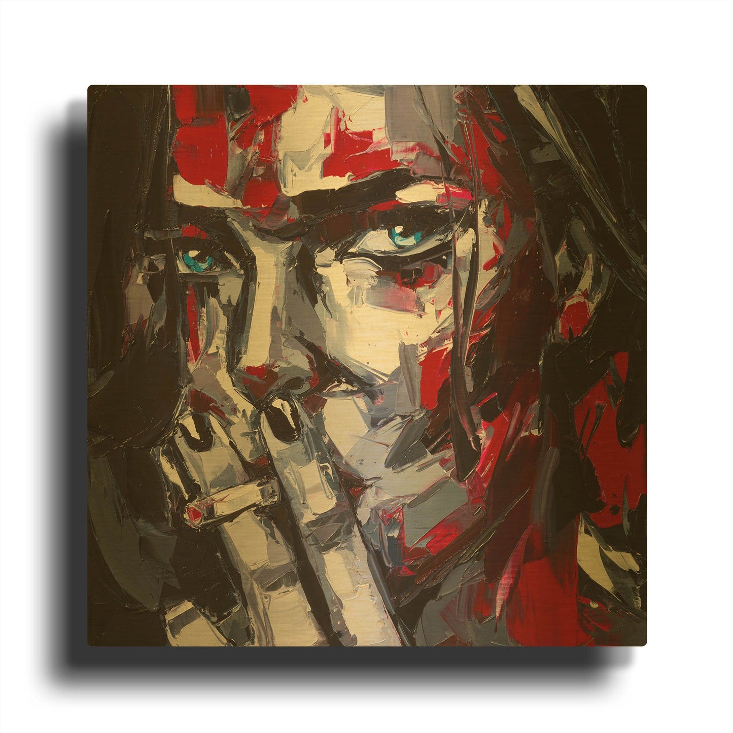 'The Sin' By LUXE Gold Metal Wall Art