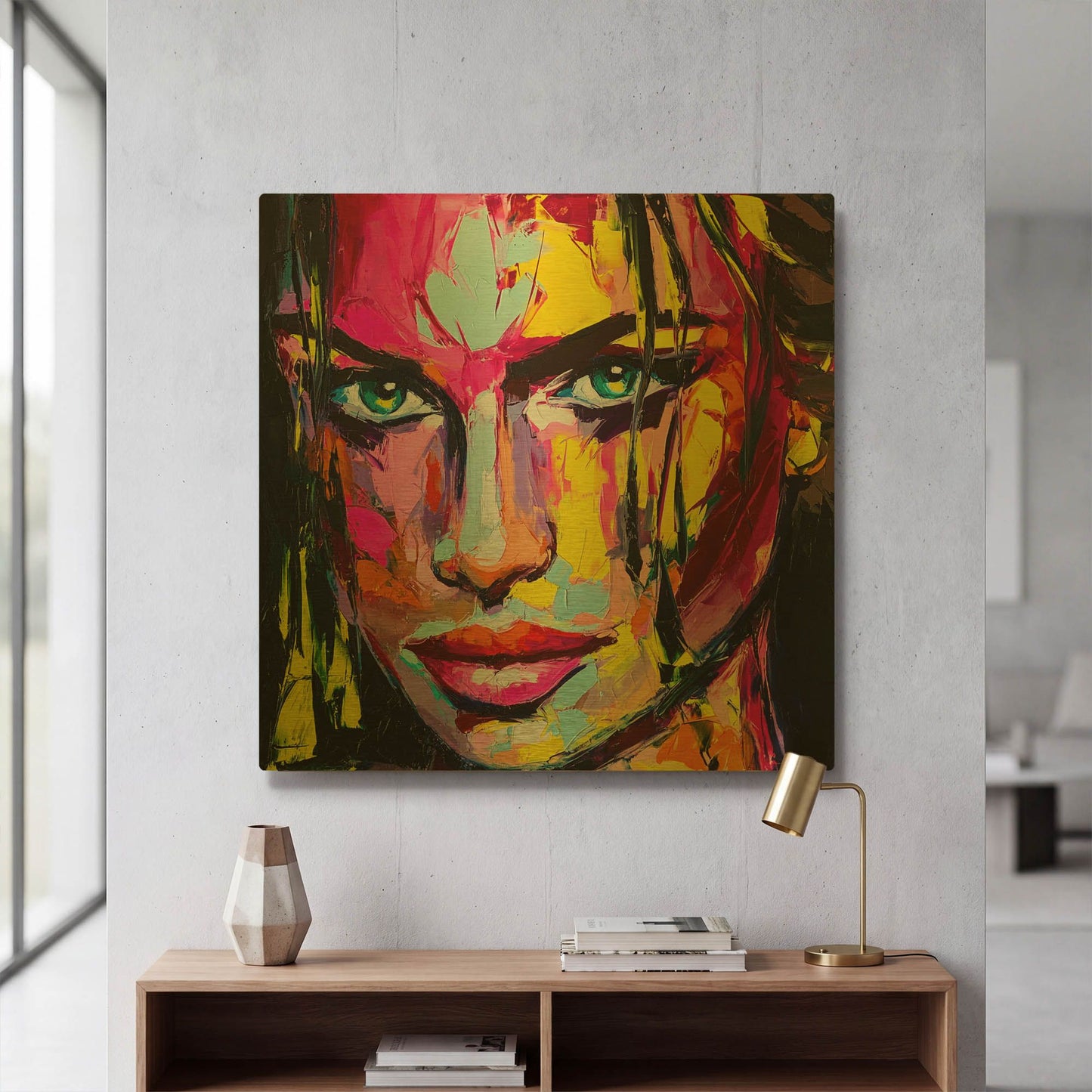 'The Limits Of Darkness' By LUXE Gold Metal Wall Art