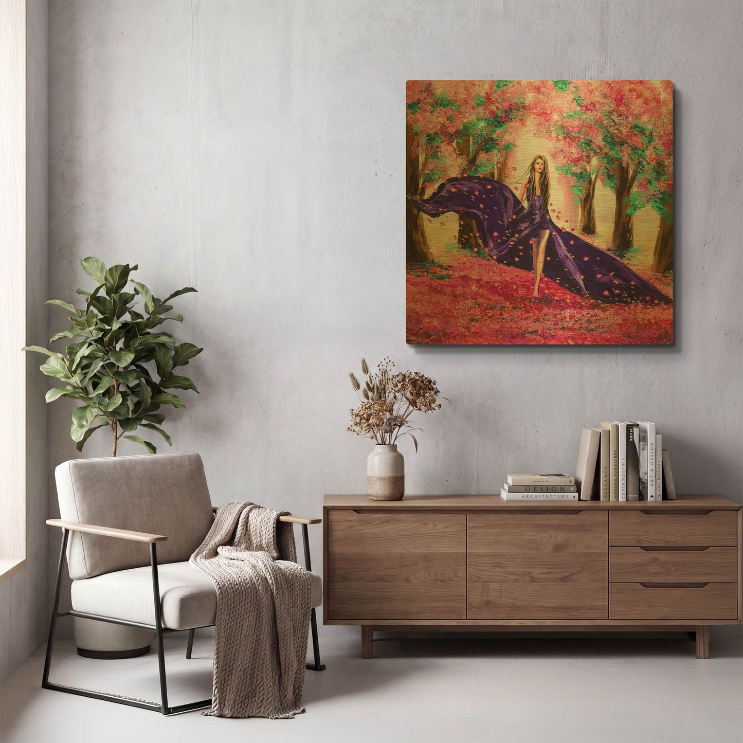 'Spring' By LUXE Gold Metal Wall Art