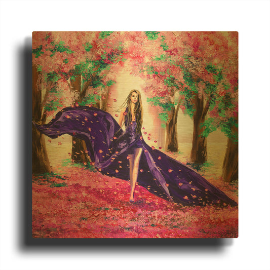 'Spring' By LUXE Gold Metal Wall Art