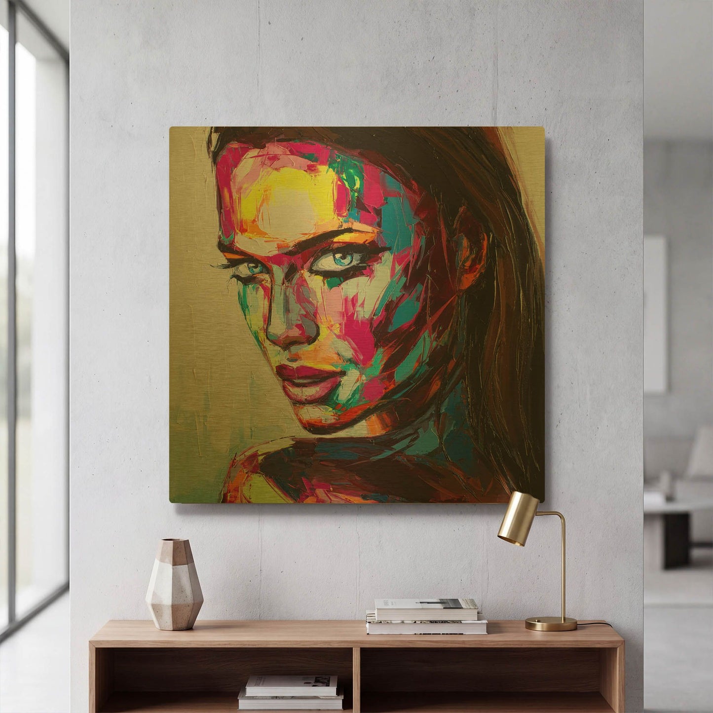 'Turn Loose' By LUXE Gold Metal Wall Art
