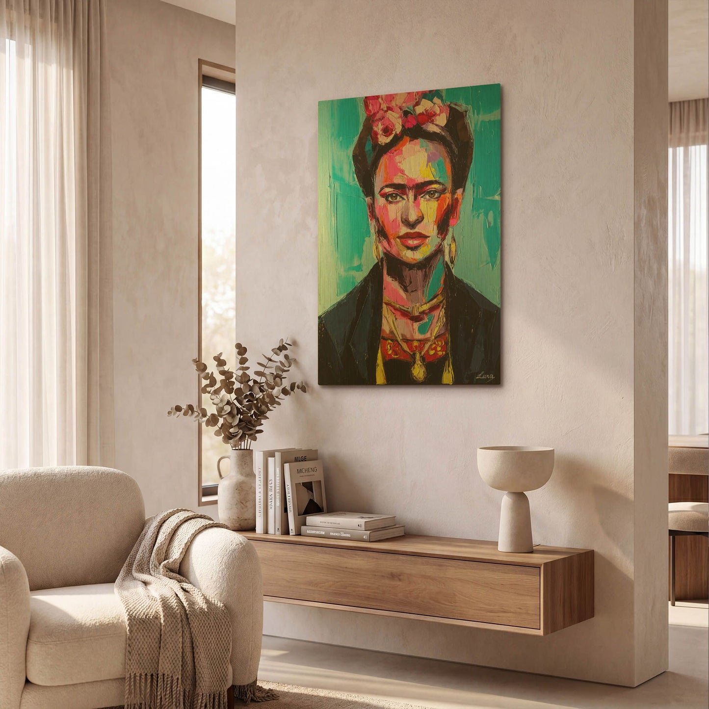 'Frida' By LUXE Gold Metal Wall Art