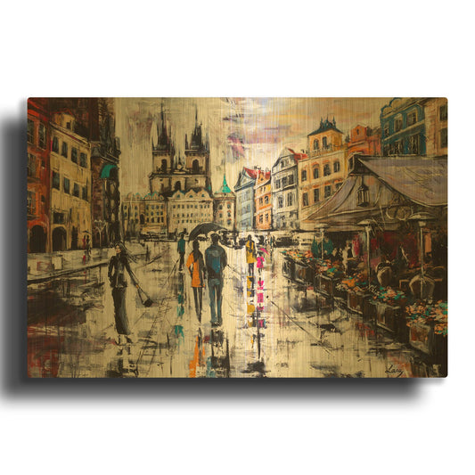 'Prague' By LUXE Gold Metal Wall Art
