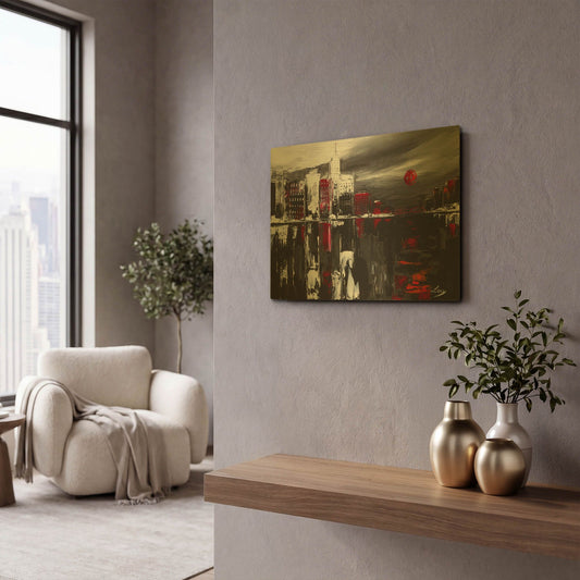 'Deep Dream' By LUXE Gold Metal Wall Art