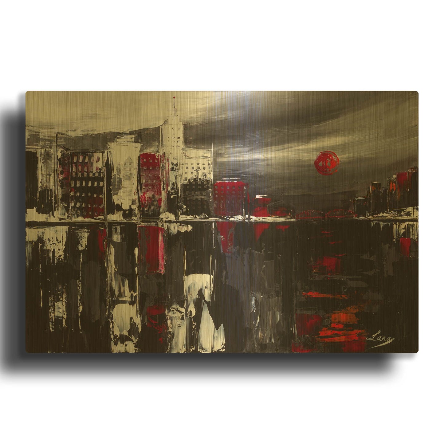 'Deep Dream' By LUXE Gold Metal Wall Art