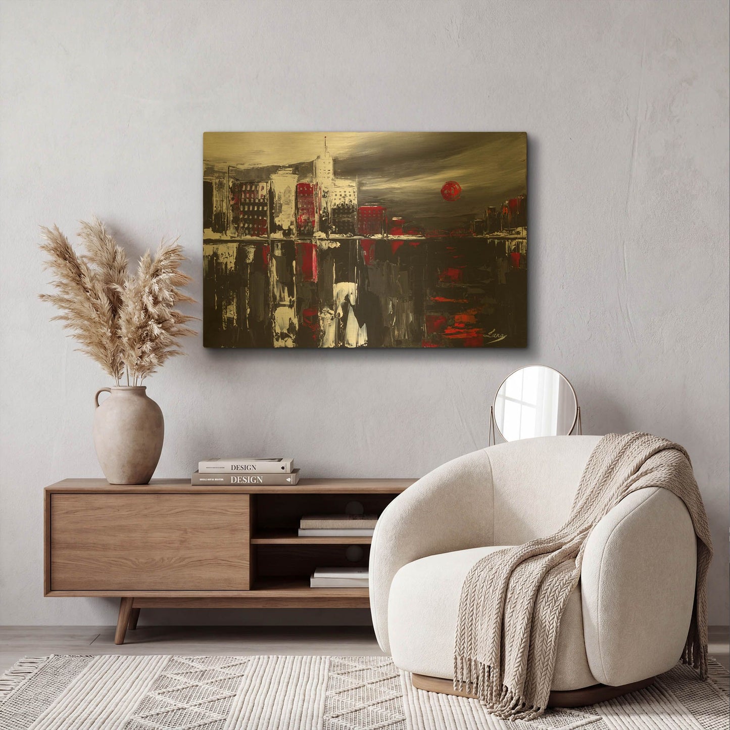 'Deep Dream' By LUXE Gold Metal Wall Art