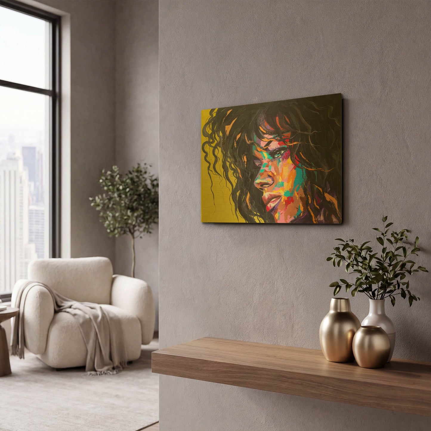 'Just Dont Anger Me' By LUXE Gold Metal Wall Art