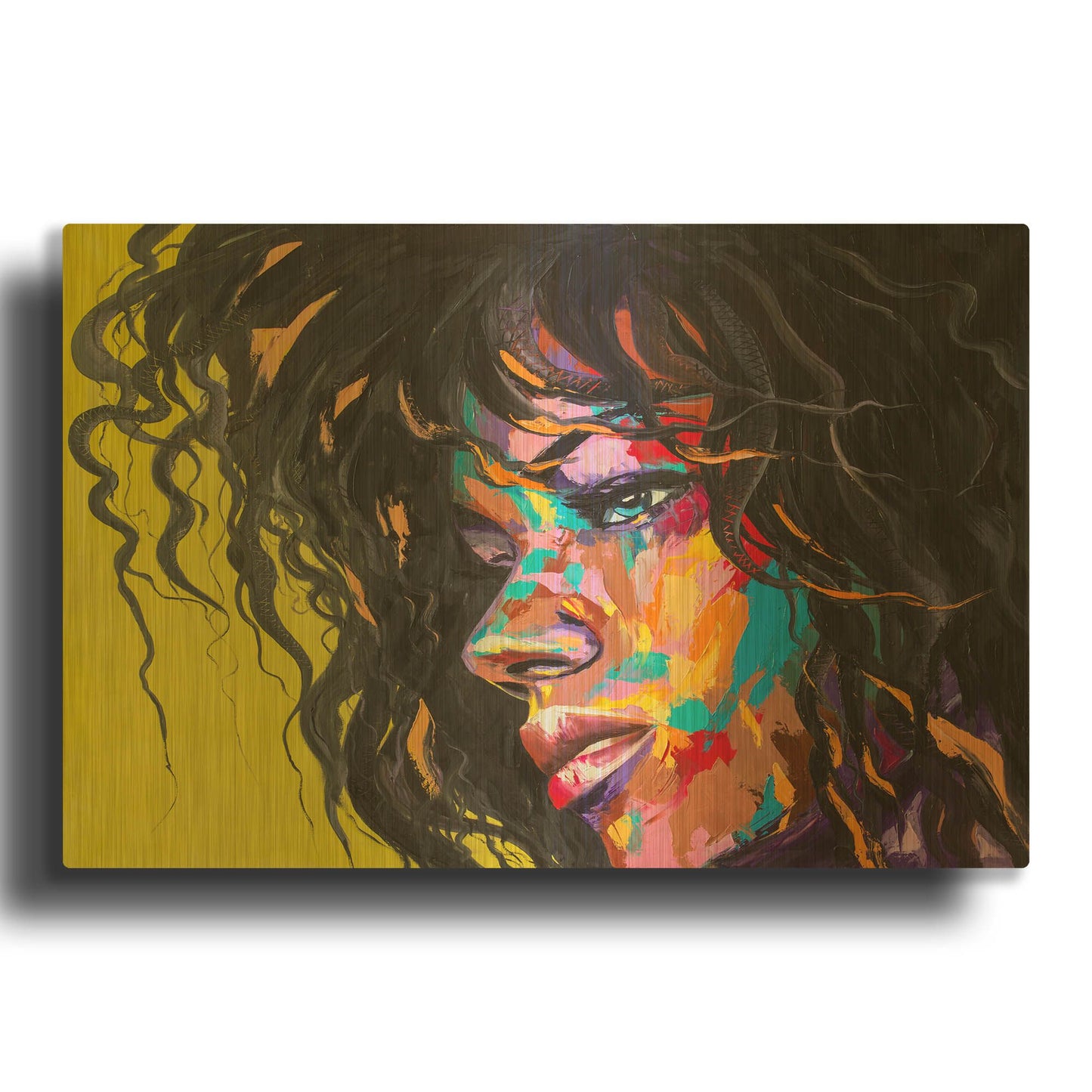'Just Dont Anger Me' By LUXE Gold Metal Wall Art