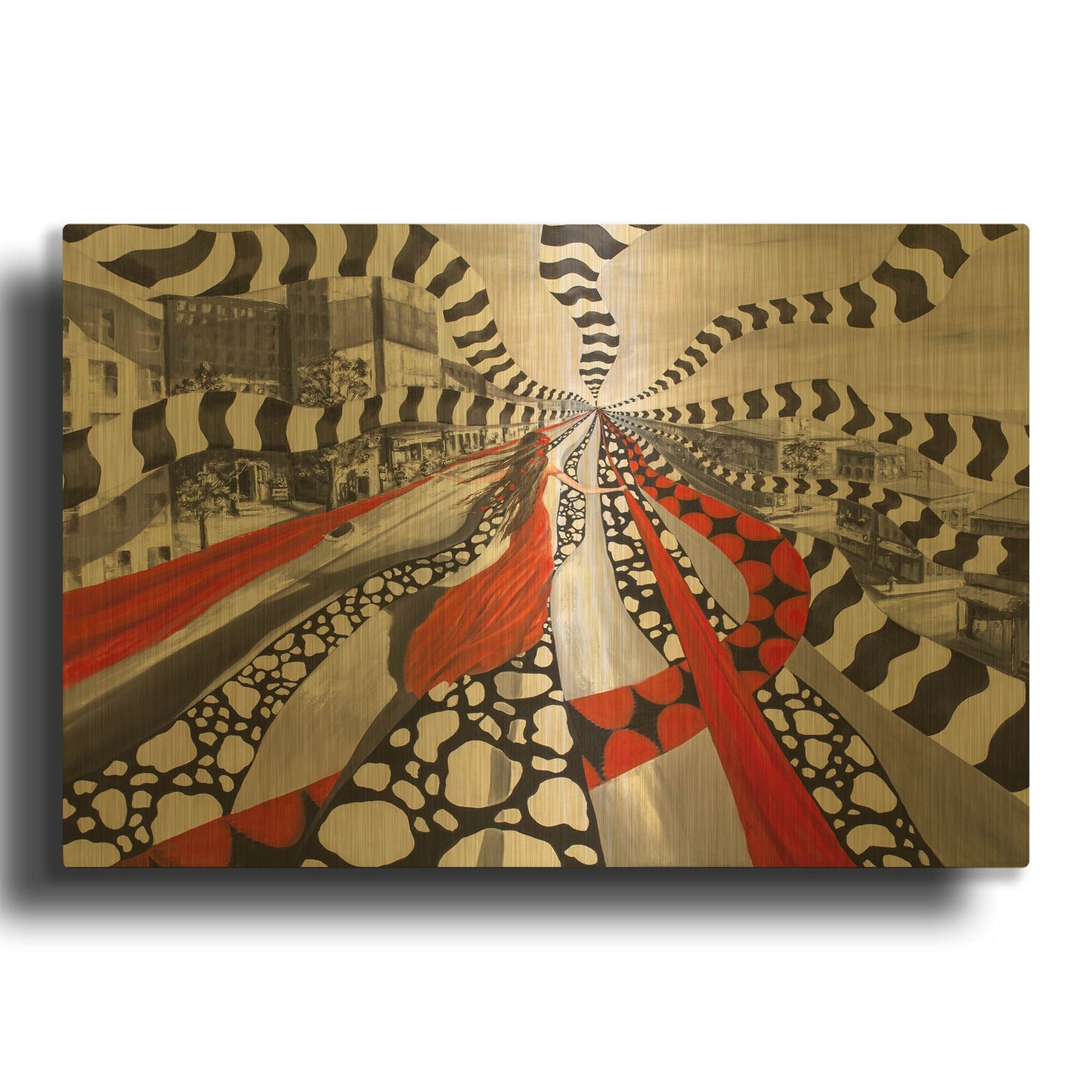 'X And Y' By LUXE Gold Metal Wall Art