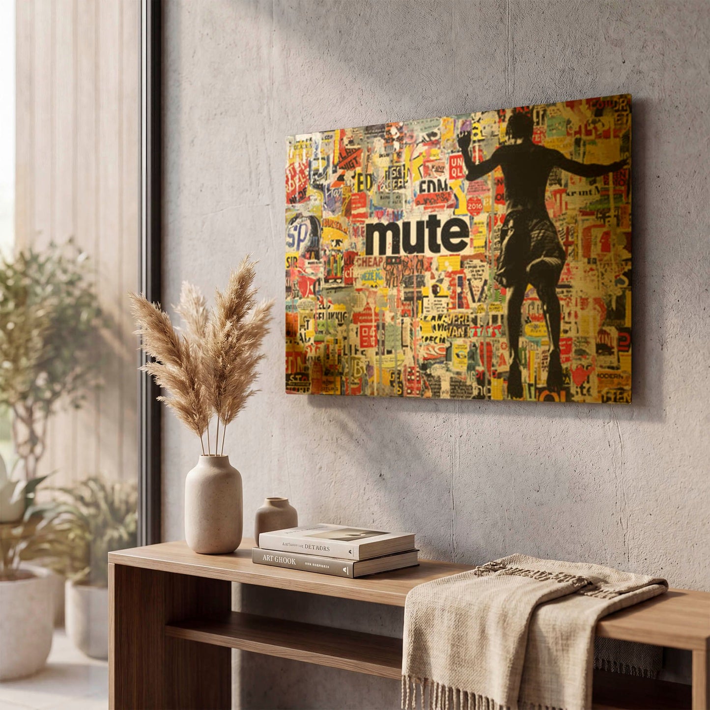 'The Jump II' By DB Waterman Gold Metal Wall Art