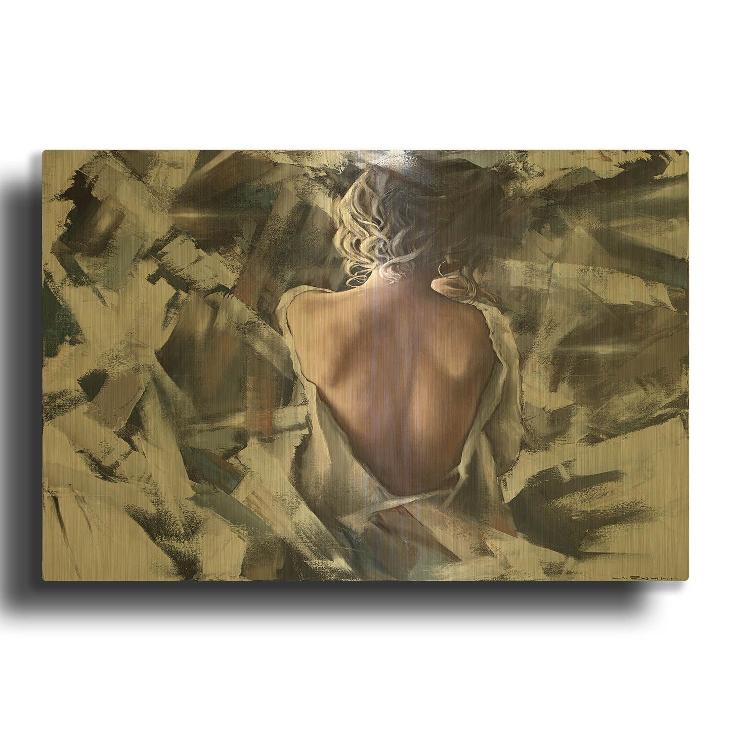 'Cassiopeia' By Alexander Gunin Gold Metal Wall Art