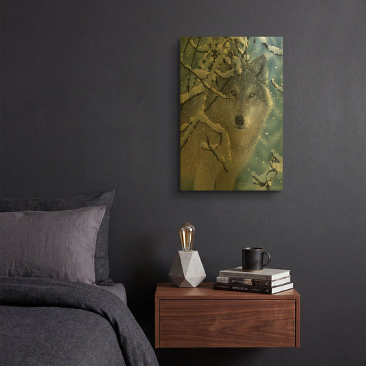 'Broken Silence' By Collin Bogle Gold Metal Wall Art