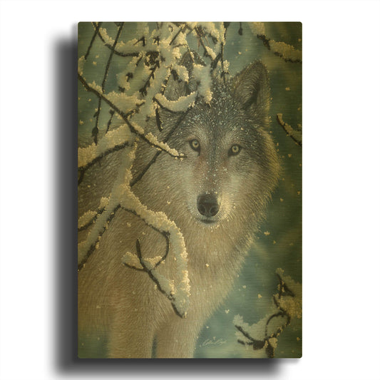 'Broken Silence' By Collin Bogle Gold Metal Wall Art