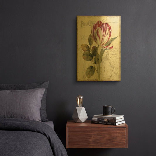 'Garden View II' By Lisa Audit Gold Metal Wall Art