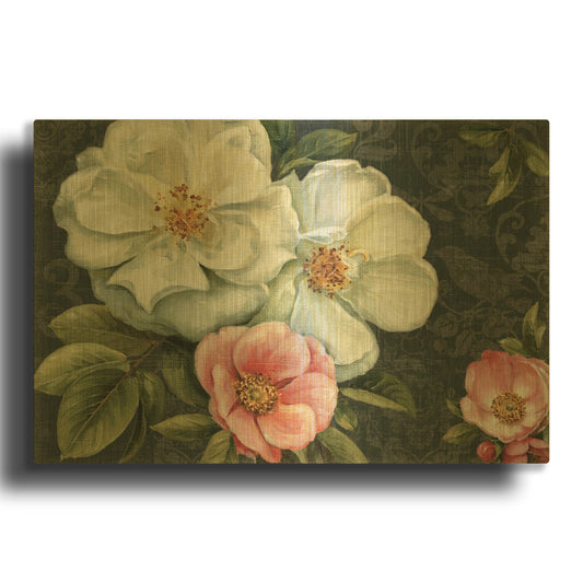 'Floral Damask I' By Lisa Audit Gold Metal Wall Art