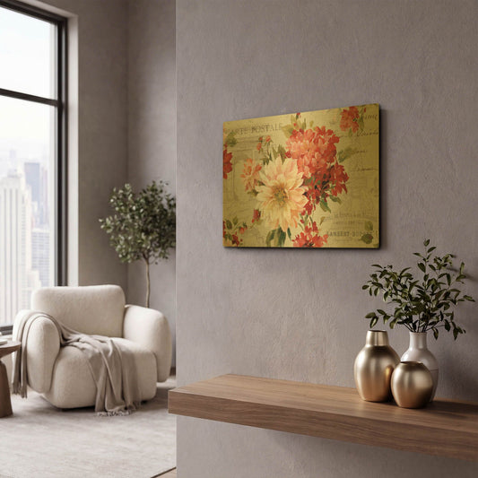 'PS Je Taime I Light' By Lisa Audit Gold Metal Wall Art