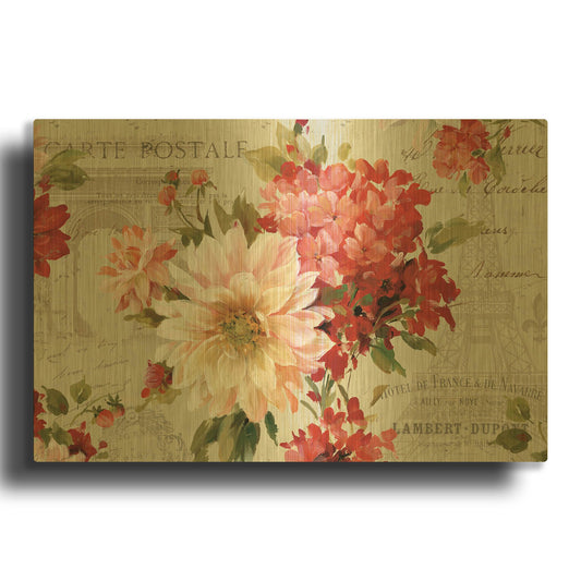 'PS Je Taime I Light' By Lisa Audit Gold Metal Wall Art