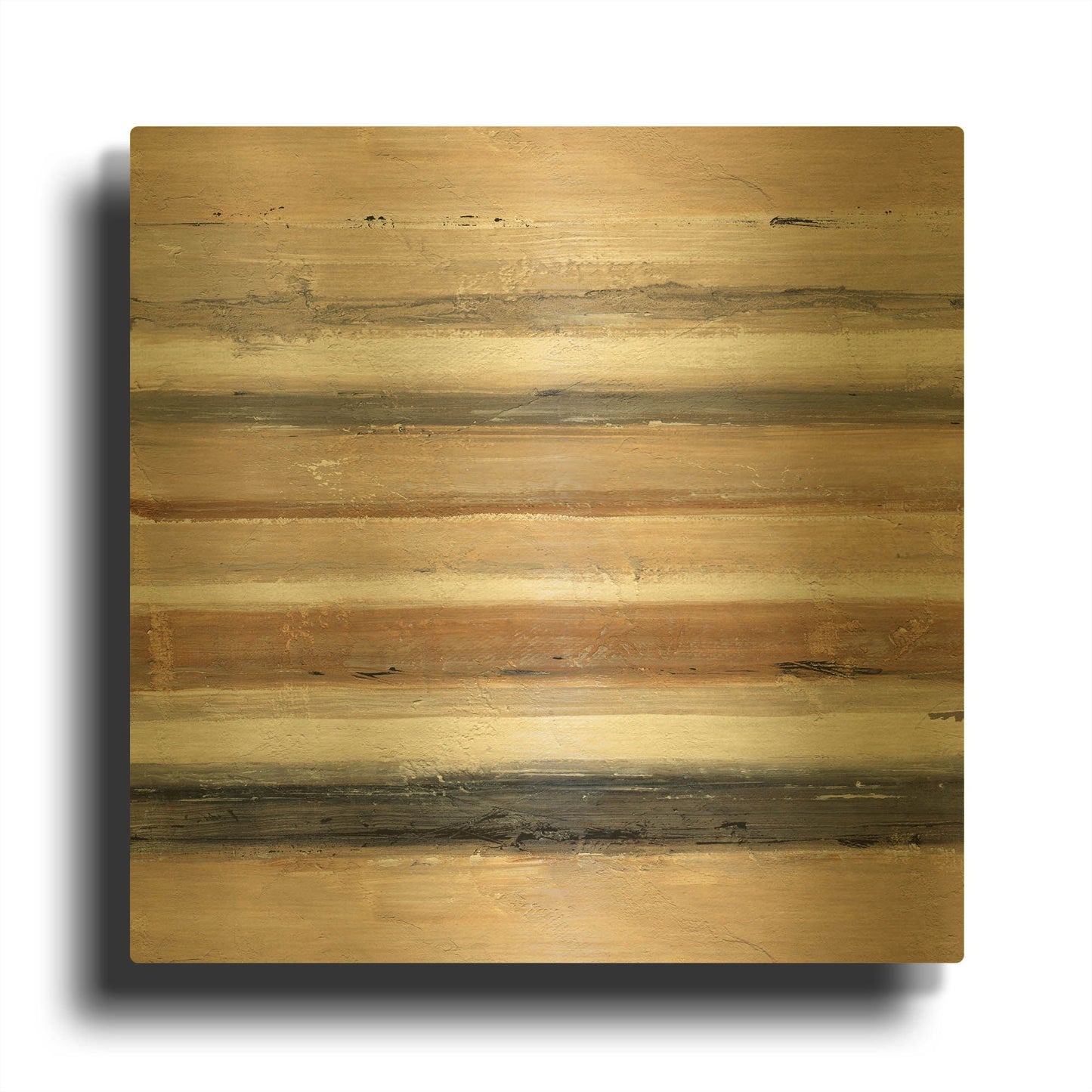'Abstract Balance VII' By Lisa Audit Gold Metal Wall Art